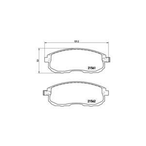 накладки BREMBO P 56 065