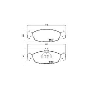 накладки BREMBO P 59 011