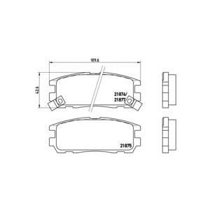 накладки BREMBO P 59 021
