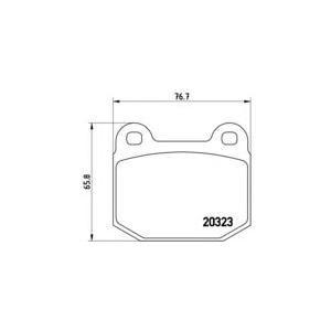 накладки BREMBO P 59 025 