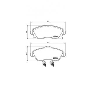 накладки BREMBO P 59 036 