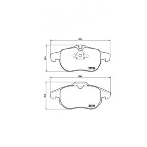 накладки BREMBO P 59 043