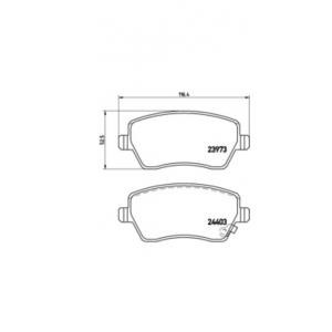 накладки BREMBO P 59 050