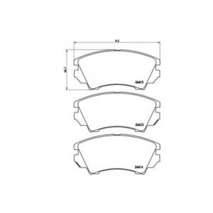 накладки BREMBO P 59 055 