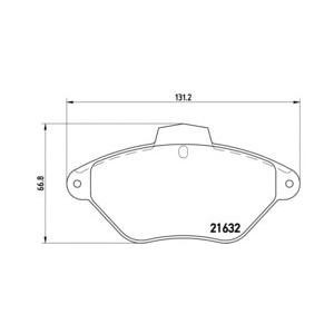 накладки BREMBO P 61 053