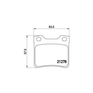 накладки BREMBO P 61 058 