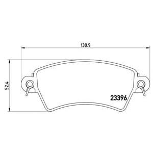 накладки BREMBO P 61 065 