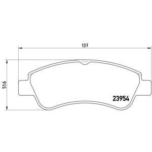 накладки BREMBO P 61 066 