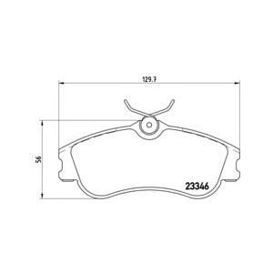 накладки BREMBO P 61 069 