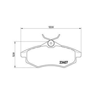 накладки BREMBO P 61 074