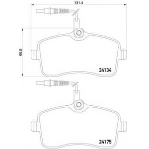 накладки BREMBO P 61 109 