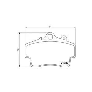 накладки BREMBO P 65 007 