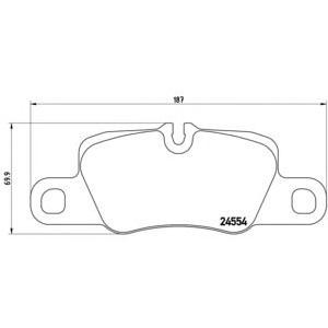 накладки BREMBO P 65 020