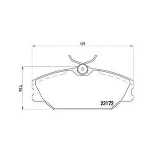 накладки BREMBO P 68 027