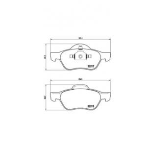 накладки BREMBO P 68 029
