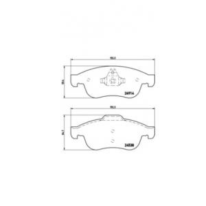 накладки BREMBO P 68 050