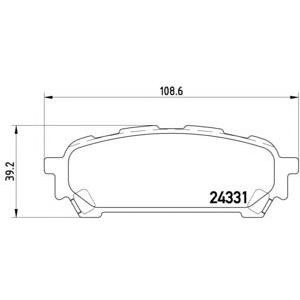 накладки BREMBO P 78 014