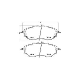 накладки BREMBO P 78 017