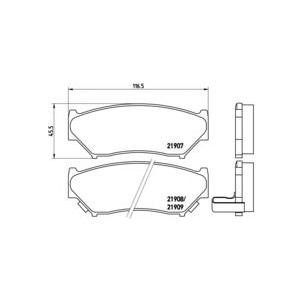 накладки BREMBO P 79 008