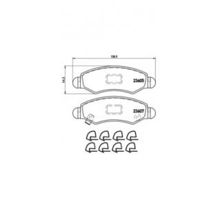 накладки BREMBO P 79 015