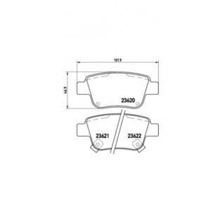 накладки BREMBO P 83 047