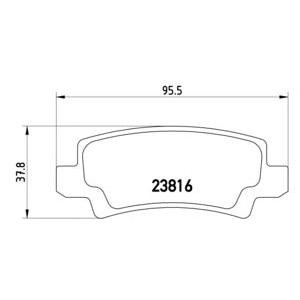 накладки BREMBO P 83 065