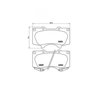 накладки BREMBO P 83 066 