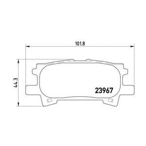 накладки BREMBO P 83 068