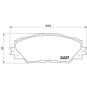 накладки BREMBO P 83 071