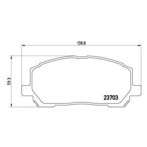 накладки BREMBO P 83 078