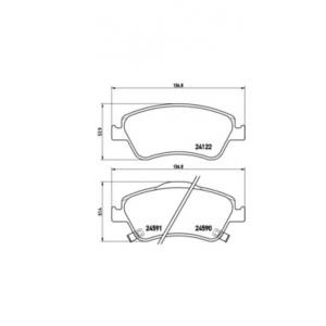 накладки BREMBO P 83 079