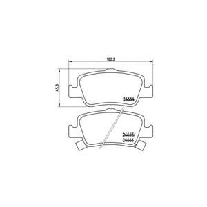накладки BREMBO P 83 080