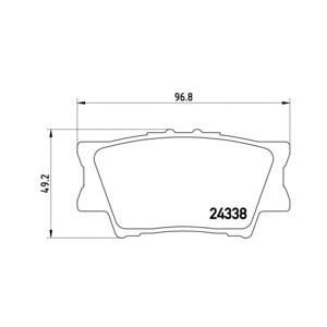 накладки BREMBO P 83 089