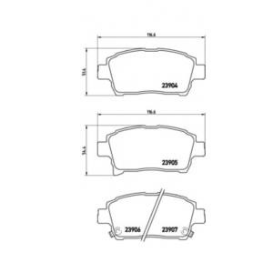 накладки BREMBO P 83 103