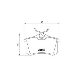 накладки BREMBO P 85 020