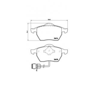 накладки BREMBO P 85 026 