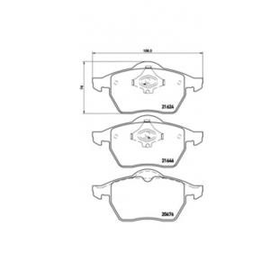 накладки BREMBO P 85 036
