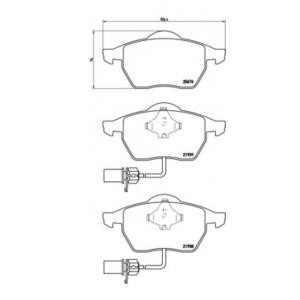накладки BREMBO P 85 037 