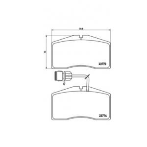 накладки BREMBO P 85 053