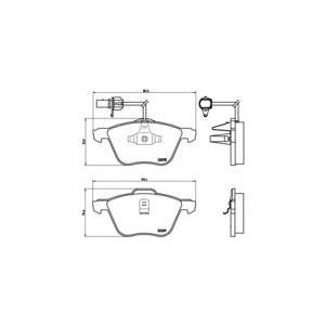 накладки BREMBO P 85 061