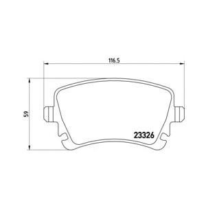 накладки BREMBO P 85 064