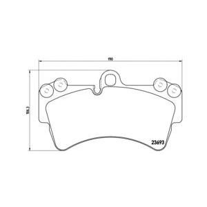 накладки BREMBO P 85 065 