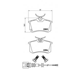 накладки BREMBO P 85 066