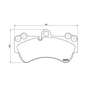 накладки BREMBO P 85 069