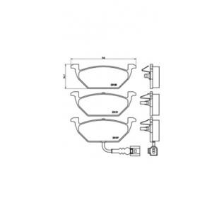 накладки BREMBO P 85 072