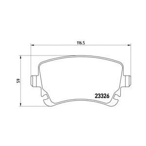 накладки BREMBO P 85 076