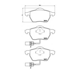 накладки BREMBO P 85 085