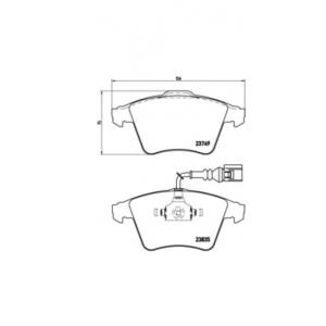 накладки BREMBO P 85 090 