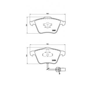 накладки BREMBO P 85 097