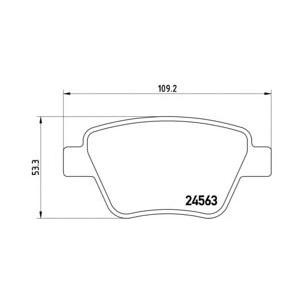 накладки BREMBO P 85 114